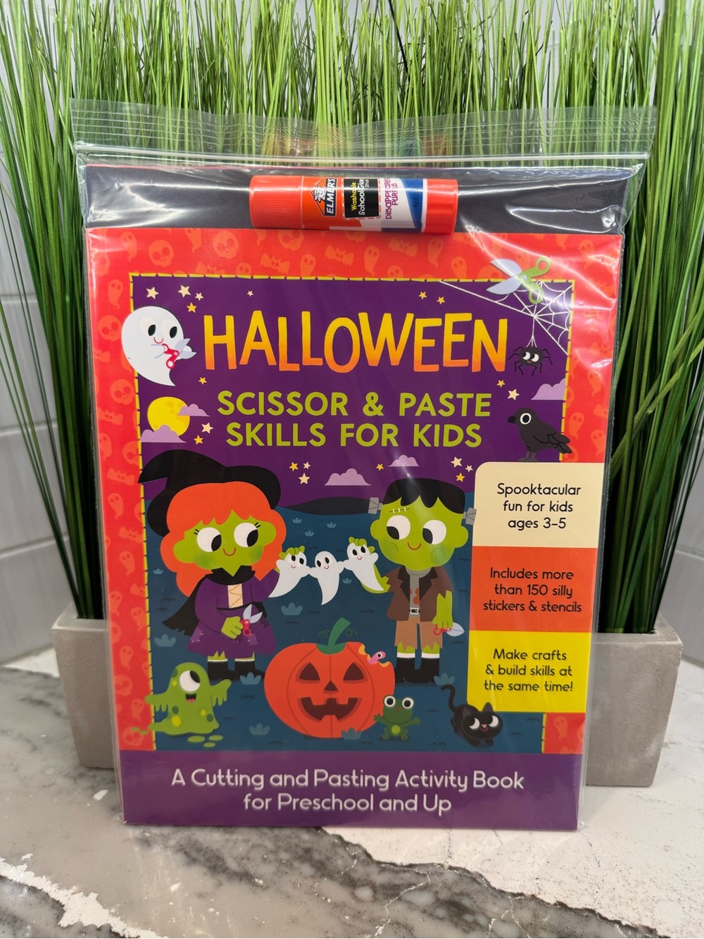 Halloween Scissor & Paste Skills for Kids l
